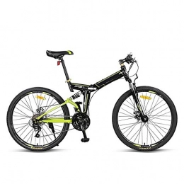 NBWE Bici Bicicletta Anteriore e Posteriore Assorbimento degli urti Pieghevole Mountain Bike Freni a doppio disco Uomini e donne Tempo libero Macchina Studente Velocit Bicicletta 24 Velocit Off-Road Cycling