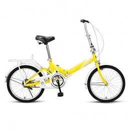 XIAXIAa Bici pieghevoli Bicicletta, Bici da Pendolare Portatile da 20 Pollici, Bici da Città per il Tempo Libero, Telaio Pieghevole a Bassa Portata, Sedile Regolabile, Possono Essere Utilizzati Sia da Uomini Che da Donn