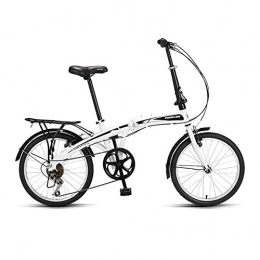 Yuxiaoo Bici Bicicletta, Bicicletta da Pendolare Portatile da 20 Pollici, Bicicletta Ricreativa da Città, Telaio Pieghevole, Doppi Freni a V, Adatta per Impiegati / Studenti / B / 150x95cm