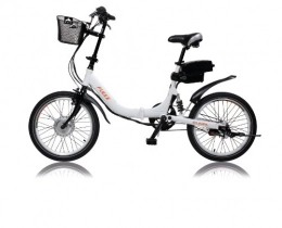 Bicicletta elettrica FLEXX 20", bicicletta elettrica pieghevole, trasmissione a cinghia, cambio a 3 marce, Shimano, pieghevole, 250 W, 36 V, 9 Ah, reggisella a LED Lightskin, Ebike, Pedelec pieghevole, pacchetto di mobilità, campeggio, marino, pendolari, City flitzer.