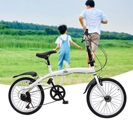 KinHall Bici pieghevoli Bicicletta pieghevole da 20 pollici, unisex, per principianti, con freni e paratena, cerchioni durevoli, spedizione dal magazzino tedesco