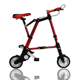 Zlw-shop Bici Bicicletta pieghevole per adulti 18 bici pollici ad alta acciaio al carbonio hardtail Bike, biciclette Con Sospensione anteriore sedile regolabile, nero assorbimento di scossa Version bicicletta