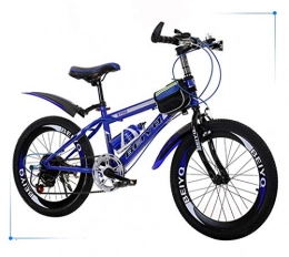 ZHTY Bici Bicicletta pieghevole per bambini Mountain bike a velocità variabile da 20 pollici, sella comoda, pedale antiscivolo, freno sicuro e sensibile, mountain bike per bicicletta portatile per studenti