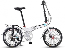 mjj Bici Bicicletta pieghevole – tempo libero 20 pollici 7 velocità mini bicicletta compatta studenti impiegati urban pendler bicicletta bicicletta bicicletta bicicletta bicicletta leggera telaio in alluminio