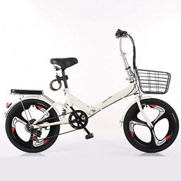 Zunruishop Bici Biciclette pieghevoli per adulti 20-Inch pieghevole Velocità biciclette - Studente Folding Bike for uomo e donna pieghevole Velocità biciclette Damping biciclette , , assorbimento degli shock (Colore: