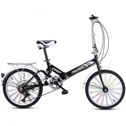 CCLLA Bici pieghevoli CCLLA Mountain Bike Bicicletta a velocità variabile da pendolare in Lega Leggera da 20 Pollici Bicicletta Pieghevole da Città, con Ruote Colorate, 13 kg - 20AF06B