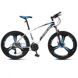 Chengke Yipin Bici Chengke Yipin Mountain Bike Outdoor Bike 26 inch Student Mountain Bike Speed Bike-Bianco Blu_24 velocit