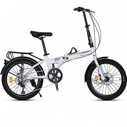 CHEZI Bici CHEZI bicycleBicicletta Pieghevole Ultraleggera Portatile a velocit Singola Piccola Ruota per Fuoristrada per Adulti per Adulti per Uomini e Donne 20 Pollici