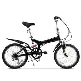 CHEZI Bici pieghevoli CHEZI Folding bikeBicicletta Pieghevole Micro Mountain Bike Uomo e Donna Doppia Ammortizzatore Bicicletta 20 Pollici 6 velocità