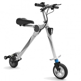 CHEZI Bici CHEZI FoldingPieghevole Scooter Elettrico per Auto per Adulti Piccola Batteria per Auto Mini Batteria al Litio Portatile Maschio e Femmina Bicicletta da Viaggio Nero