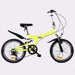 CHHD Bici CHHD Pieghevole per Giovani Mountain Bike Portatile, 20 Pollici Bi-Fold in Lega di Alluminio per Bicicletta