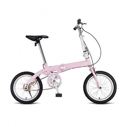 CYXYXXYX Bici CYXYXXYX Biciclette Pieghevoli Unisex da Ciclismo per Uomo Donna Donna Diciottenni Pendolari con Manubrio E Sedile Regolabili, Telaio in Lega di Alluminio, 125 * 102 cm A velocit Singola