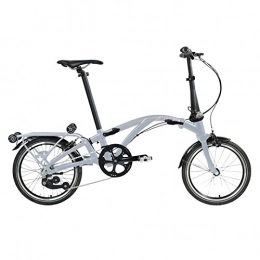 Dahon Bici pieghevoli Dahon Faltrad Curl i4 4-Gang 16 Zoll Klapp Fahrrad Silber Anthrazit Uni Cityrad Bike, 9742, Farbe Silber