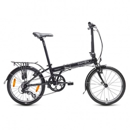 Dahon Bici pieghevoli Dahon Speed D7 Bicicletta Pieghevole, Unisex, da Adulto, Colore: Nero, Obsidian, 20"