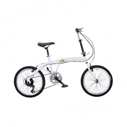 DRAKE18 City Bike Pieghevole da 20 Pollici in Lega Leggera a 6 velocità, 16kg