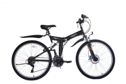 ECOSMO Bici pieghevoli Ecosmo - Bicicletta pieghevole 21SP Shimano-26SF02BL, ruote da 66 cm, con borsa per il trasporto