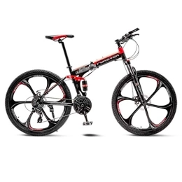 FHKBB Bici pieghevoli FHKBB Biciclette da Strada Mountain Bike Bicicletta da Strada Pieghevole Biciclette MTB da Uomo 21 velocità 24 / 26 Pollici Ruote per Bici Fuoristrada da Donna Adulta