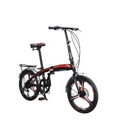 FLBT Bici pieghevoli FLBT Bici da 20 Pollici Bicicletta Pieghevole Leggera e Portatile per Uomini e Donne per Adulti Biciclette Di Piccole Dimensioni Livello 7 Velocità Variabile Telaio Pieghevole in Acciaio ad Alto Tenor