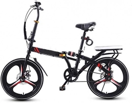 XIN Bici pieghevoli Folding Bike bicicletta della montagna 20in adulti esterna Student Sport Ciclismo alto tenore di carbonio in acciaio ultra-leggero portatile pieghevole bici for Uomo Donna leggero pieghevole Damping b