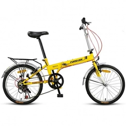 FUJGYLGL Bici FUJGYLGL Adulti Biciclette, Biciclette Pieghevoli Uomo e Bambino Ultra-Light Femminile di Studenti Pieghevole Bicicletta Pieghevole