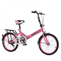 Giow Bicicletta Pieghevole da 20 Pollici Adulti Leggera Mountain Bike da Fuoristrada Mini Portatile da Città Bicicletta compatta Bicicletta da Corsa per Uomo Donna Bambini