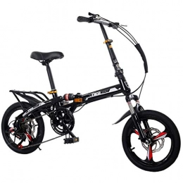 GWM Bici GWM Portatile Pieghevole Bicicletta di Montagna delle Donne Uomini Bikes variabile 7-Speed ​​Bike City Sports Car (Size : L)