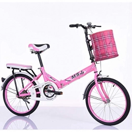 H.aetn Bici Bicicletta da Città Pieghevole di Prima Classe con Sella Comfort Comfort Bicicletta da Crociera per Donna - Bicicletta Pieghevole Portatile da 20 '