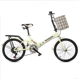 HCMNME Bici HCMNME Mountain Bikes, Bicicletta da 20 Pollici for Bicicletta Pieghevole for Bicicletta Pieghevole Bicicletta da Bicicletta da Bicicletta da Bicicletta Telaio in Lega con Freni a Disco