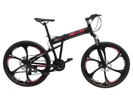 Helliot Bikes Bici Helliot Bikes Hummer Black, Bicicletta Pieghevole Unisex-Adult, Nero, M
