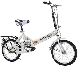 HFFFHA Bici HFFFHA Bicicletta Pieghevole 20 Pollici for Adulti Bicicletta Pieghevole Ultra Speed ​​Portable Biciclette a Scuola Light Work Commute Veloce Bicicletta Pieghevole