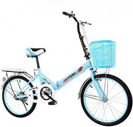 HFFFHA Bici HFFFHA Leggero Mini Folding Bike Piccolo Portatile Bici Adulta Student (Color : A)