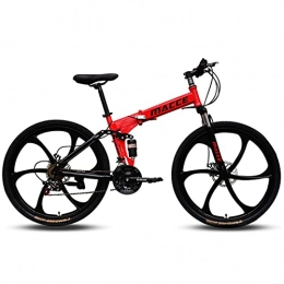 Hmvlw Bici Hmvlw Bicicletta Pieghevole Le Bici di Montagna Sono Pieghevoli, l'altezza del Sedile può Essere regolata, Sia Uomini Che Donne Sono Disponibili da 26 Pollici 27 velocità Fuoristrada da 27 velocità