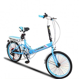 HWZXC Bici HWZXC Biciclette Pieghevoli per Studenti, Biciclette Pieghevoli Bicicletta Pieghevole Mini Maschio Portatile Ultraleggera da Donna