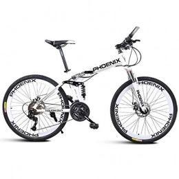 JLZXC Bici JLZXC Mountain Bike Mountain Bike, 26" Unisex Pieghevole Ravine Bike 24 Costi Acciaio al Carbonio Telaio Freno A Disco Anteriore Sospensione