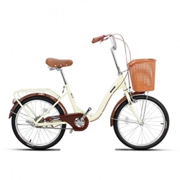 Jue Bici Jue Biciclette Pieghevoli Unisex Biciclette 20 Pollici Single Speed ​​Biciclette Portable Ciclismo Città Bicicletta (Colore: Blu, Dimensioni: 116 * 22 * ​​64 Centimetri)