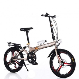 LCYFBE Bici pieghevoli LCYFBE Bici Pieghevole Bici / Bici da Città Unisex, Uomo, Donna / Alluminio Leggero, 6 velocità, Sistema di Piegatura Rapida 13 kg
