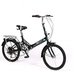 LIPENLI Bici LIPENLI Bicicletta pieghevole da 20 pollici Bicicletta da ciclismo a 6 velocità Cycling Pieghevole Bicicletta da donna for adulti for adulti auto Bike Lightweight Telaio in alluminio Assorbimento d'ur