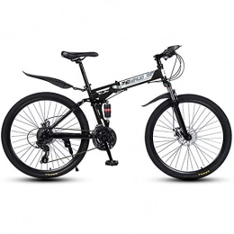 LIU Bici pieghevoli LIU Mountain Bike Pieghevole, Bicicletta Uomo e Donna Adulto velocità variabile Doppio Assorbimento degli Urti Bicicletta per Adulti Fuori Strada, 21speed