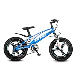 LLF Bici LLF Biciclette, Mountain Bike, 7 velocità Bici Pieghevole Bici Antiscivolo per Adulti Sport Wheels Disc Freno A Disco MTB Bicycle Track Bikes Bikes(Size:20inch, Color:Blu)