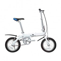 LXJ Bici LXJ Bicicletta Pieghevole, Freno A V A velocità Singola da 14 Pollici, Mini Scooter for Bici da Città Portatile Ultraleggero, Adatto for Adulti E Adolescenti, Uomini E Donne