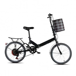 LXJ Bici LXJ Bicicletta Pieghevole Leggera da 20 Pollici, Scooter da Città for Adulti, Adolescenti, Donne E Ragazze, velocità Variabile E Assorbimento degli Urti, con Telaio in Tessuto