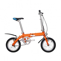 LXJ Bici LXJ Mini Bici da Città Pieghevole Leggera in Alluminio Aeronautico, Unisex da 14 Pollici for Studenti Adulti, Freno A V A velocità Singola, Scooter for Bici da Città