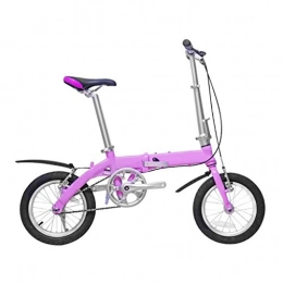 LXJ Bici LXJ Mini Bici Pieghevole Leggera da 14 Pollici, Scooter for Bici da Città for Adulti, Adolescenti, Donne E Ragazze, Freno A V A velocità Singola