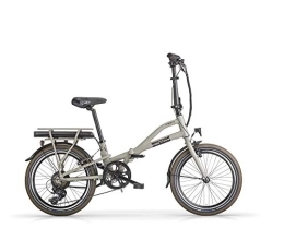 MBM Bici pieghevoli MBM Metro' Pieghevole 20' all 6V, Bici Unisex Adulto, Verde Mil A42, XX