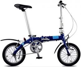 Mnjin Bici Mnjin Bicicletta da Strada Bici Pieghevole Bicicletta Ultraleggera in Lega di Alluminio per Adulti Portatile Guida Piccola Ruota da 14 Pollici
