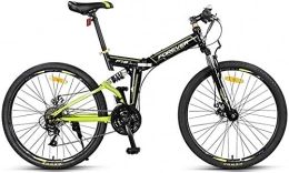 Mnjin Bici Mnjin Bicicletta da Strada Pieghevole Mountain Bike Trasmissione Fuoristrada Portatile Ultraleggera Bicicletta da Adulto a Coda Morbida Maschio 26 Pollici 24 velocit