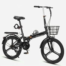 ITOSUI Bici Mountain Bike pieghevole per adulti Bici pieghevoli con telaio in acciaio ad alto tenore di carbonio, ammortizzatore con freno a V, bicicletta portatile a velocità variabile per studenti adulti