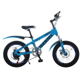 MOZUSA Bici pieghevoli MOZUSA. Bicicletta Portatile a 7 Marce Bambini Bicicletta Mountain Bike Pieghevole Bicicletta Unisex 20 Pollici Piccola Ruota di Bicicletta (Colore: Blu, Dimensioni: 140 * 30 * 83CM)