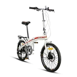 MTTKTTBD Bici pieghevoli MTTKTTBD Adulto Bici Pieghevole da Montagna per Donna e Uomo, Compatta Bicicletta Pieghevole, Shimano Bicicletta da 20 Pollici, Portable First Class Folding Bike con Freno a Doppio Disco