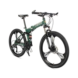 MTTKTTBD Bici MTTKTTBD Compatta Bicicletta Pieghevole, First Class Folding Bike con Freno a Doppio Disco, 24 velocità Shimano Bicicletta da 26 Pollici, Adulto Bici Pieghevole da Montagna per Donna e Uomo